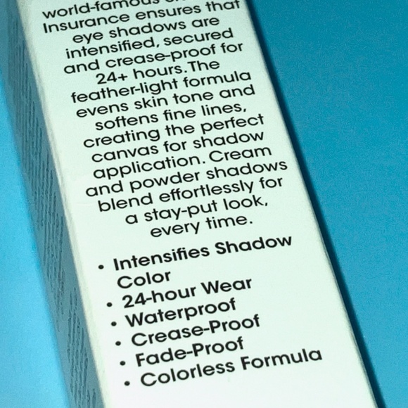 🎀 $48 - Too Faced Shadow Insurance ORIGINAL Anti-crease Eye Shadow Primer HTF - Picture 10 of 16